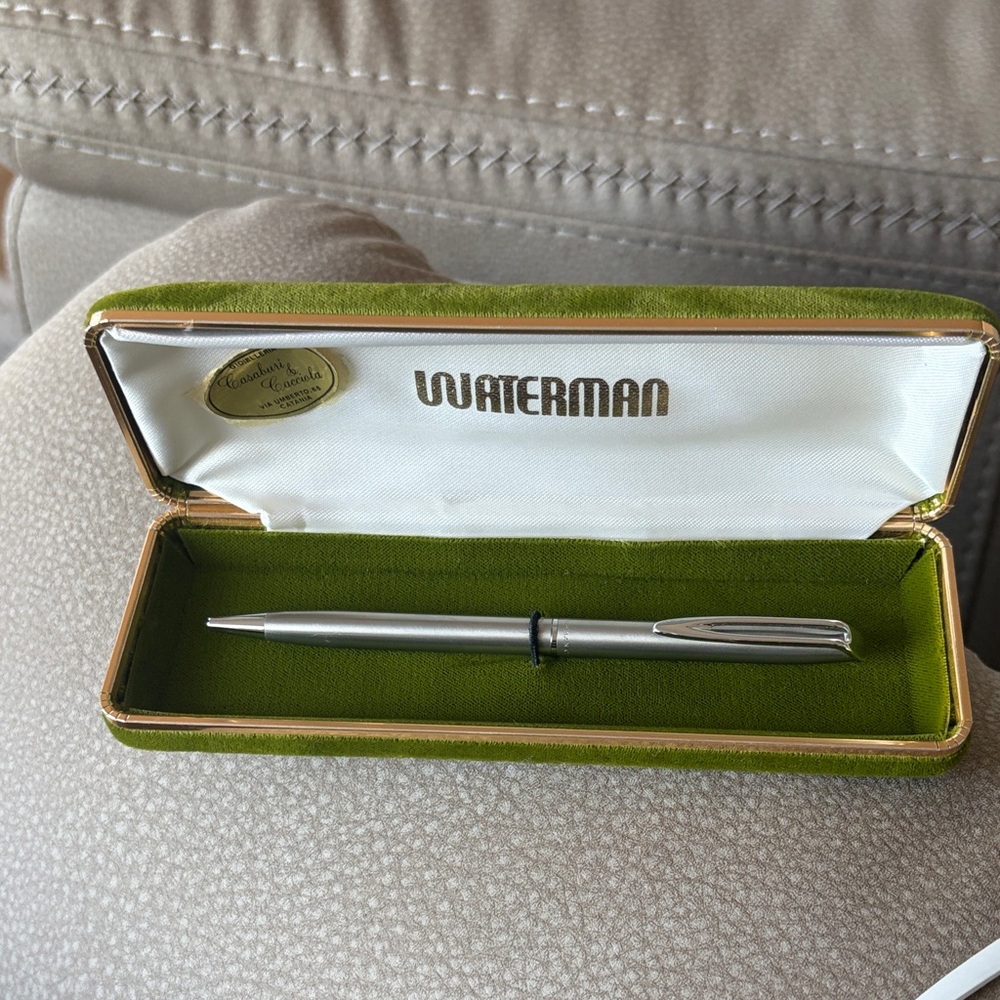 Waterman Classic Slim Ballpoint Pen in Silver